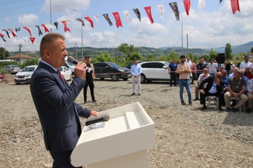 ALAÇAM BELEDİYESİ ŞEHİRLER ARASI OTOBÜS TERMİNALİ PROJESİNİN TEMELİ ATILDI