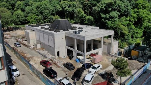 BELEDİYE HAMAMI İNŞAATI HIZLA YÜKSELİYOR