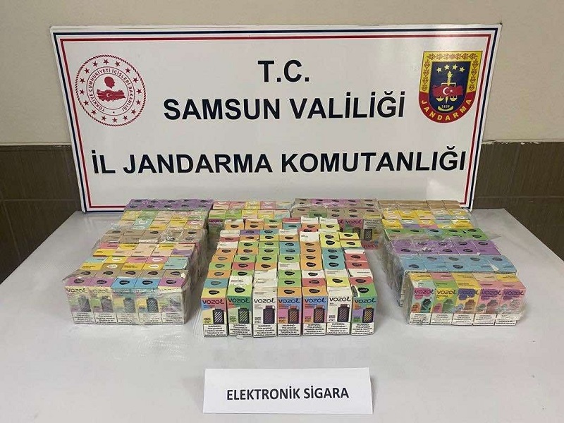 Samsun ‘da 254 Adet Kaçak Elektronik Sigara Ele Geçirilmiştir