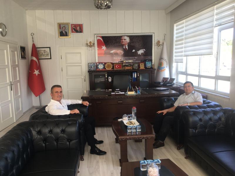 KAYMAKAM ZAMAN’DAN BAŞKAN ACAR’A VEDA ZİYARETİ