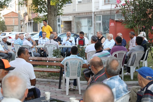 BAŞKAN KILIÇ: “HERKESİ DİNLİYOR HER FİKRİ ÖNEMSİYORUZ”