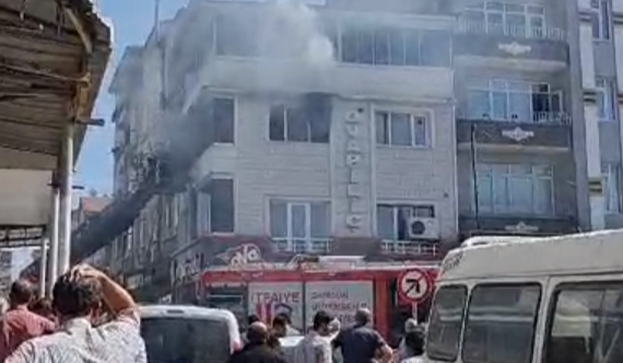 Bafra’daki Yangın Korkuttu