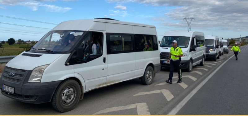 Okul Servis Araçlarına Sıkı Denetim