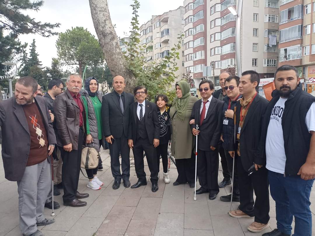 Bafra’da ”Dünya Beyaz Baston Engelliler ve Güvenlik Günü