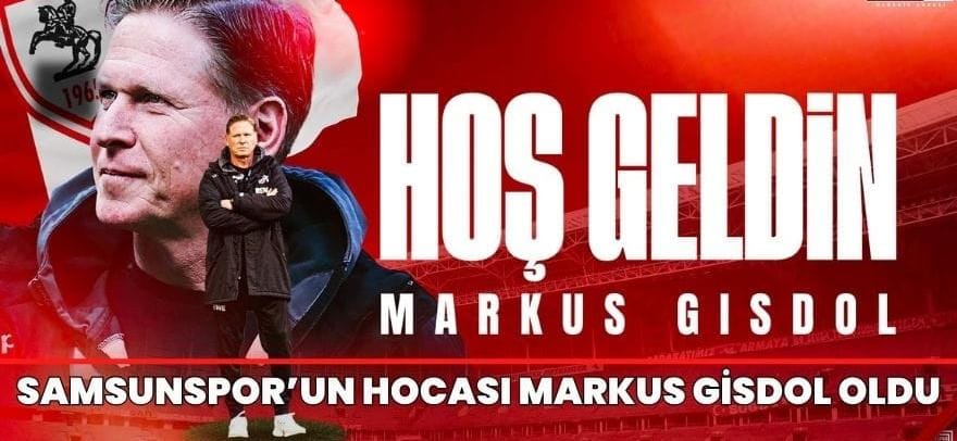 Samsunspor’un hocası Markus Gisdol oldu