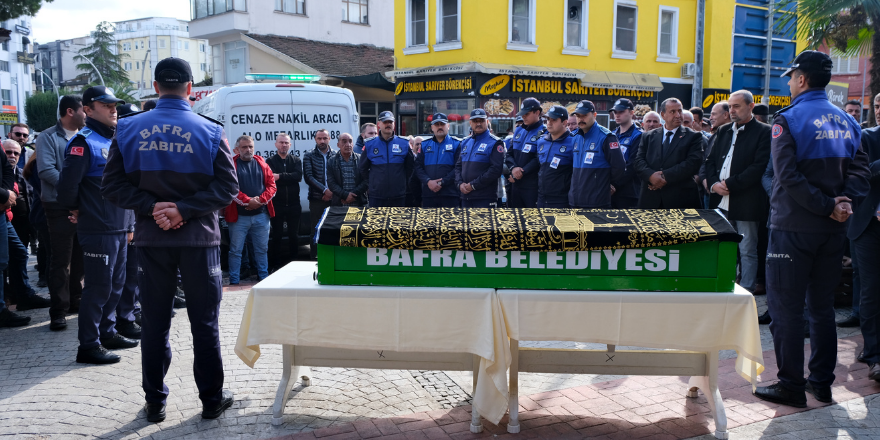 Kalp Krizi sonucu Hayatını kaybeden Zabıta memuru Faris Selçuk Dualarla uğurlandı
