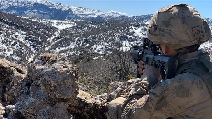 8 ildeki terörist mağara ve sığınakları imha edildi