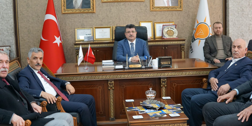 Ak Parti SBB Başkan A. Adayı Sevilen sima eski Vali Osman Kaymak Bafra’da