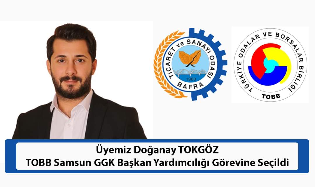 Doğanay Tokgöz  TOBB İl GGK Başkan Yardımcılığı Görevine Seçildi