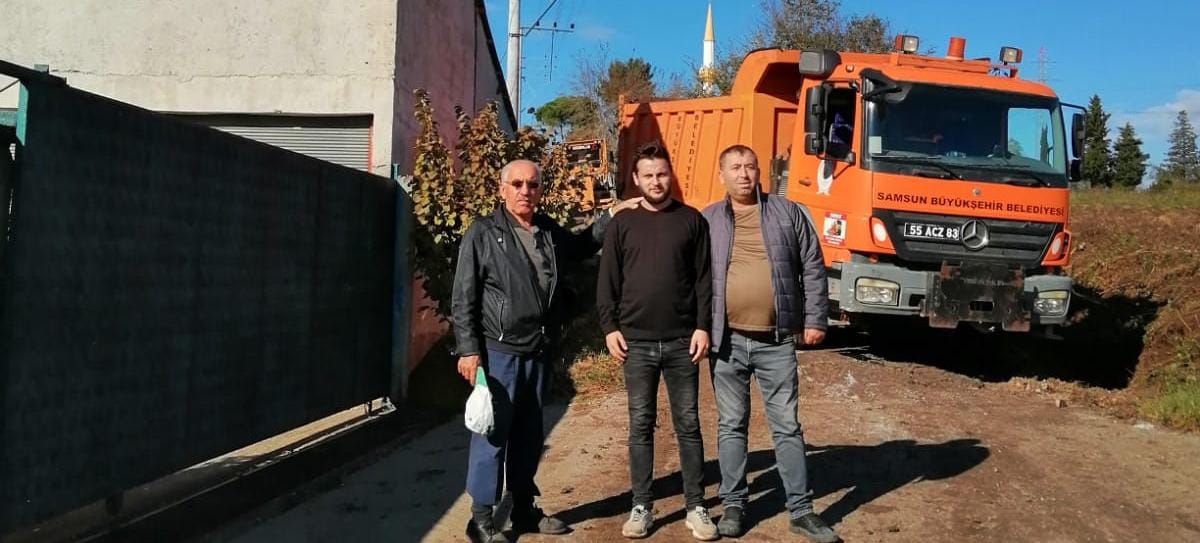 Lengerli Mahallesi’nde Yol çalışmalarında Sona yaklaşıldı