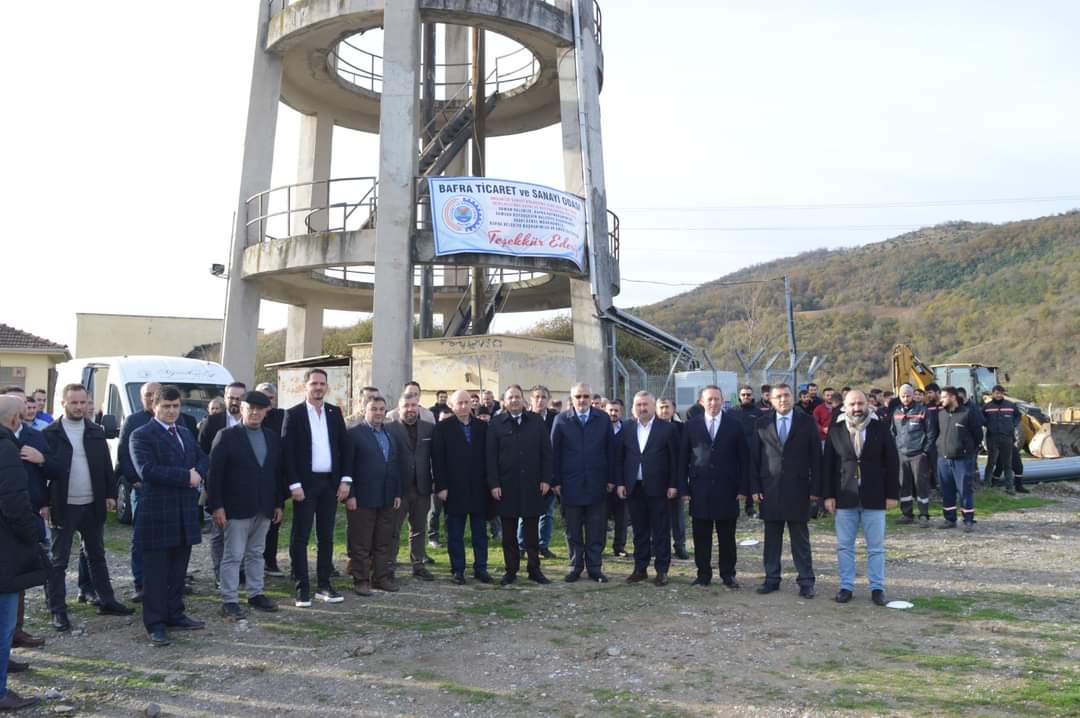 26 Yıl sonra gelen sevinç Bafra Organize Bölgesine (OSB) 