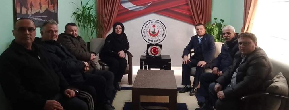 Şahin’den Türkiye Gaziler ve Şehit Aileleri Vakfı Bafra Şubesine Ziyaret