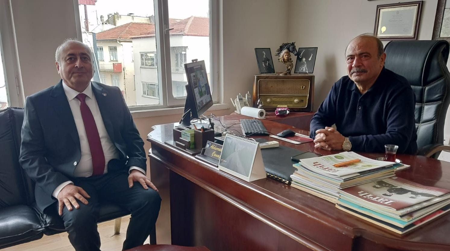 Aday Adayı Engin Şen’den Abdurrahman Çamaş’a Ziyaret