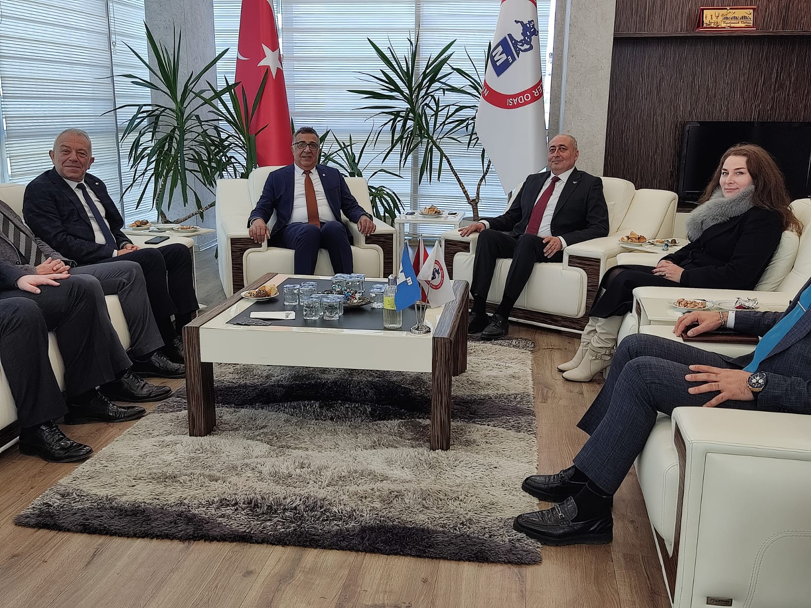 Şen’in ziyaretleri sürüyor STK ve Samsun S.M.M.M Odasına Ziyaret