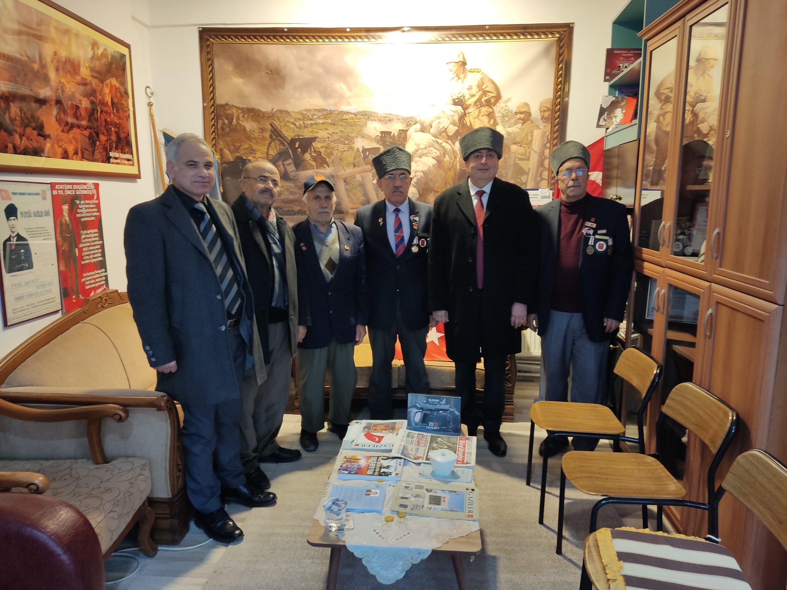 Gazilerden A.Adayı Şen’e Sıcak Karşılama