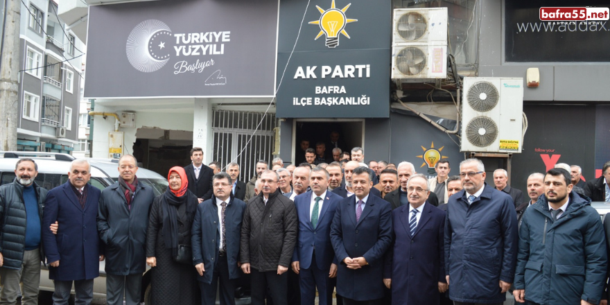 AK Parti SBB Başkan Adayı Halit Doğan Bafra’da Ziyaretlerde bulundu