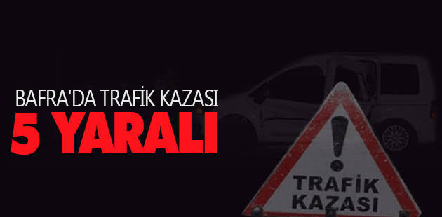 Lengerli Kavşağında Kaza da iki Çocuk 5 Yaralı