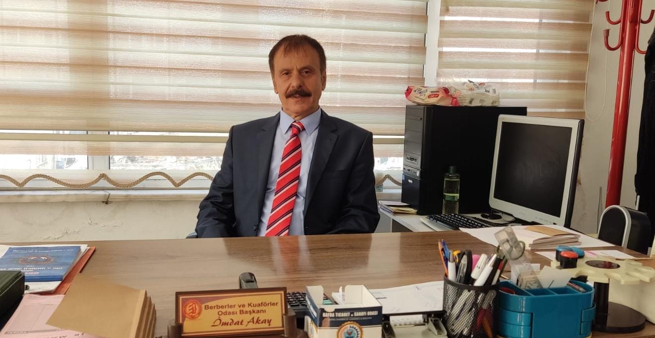 Bafra Berberler Esnaf ve Sanatkarlar Odası Başkanı İmdat AKAY Miraç Gecesi mesajı