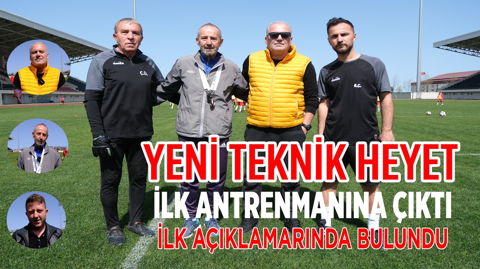 1930 Bafraspor Teknik Heyeti İlk İdmanına Çıktı