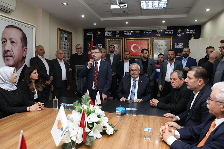 AK Parti Bafra İlçe Teşkilatında Bayramlaşma