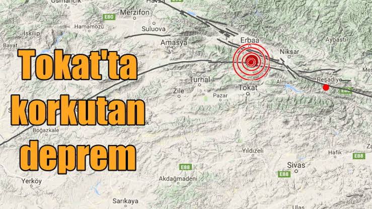 Tokat’taki Deprem Bafra’da Hissedildi