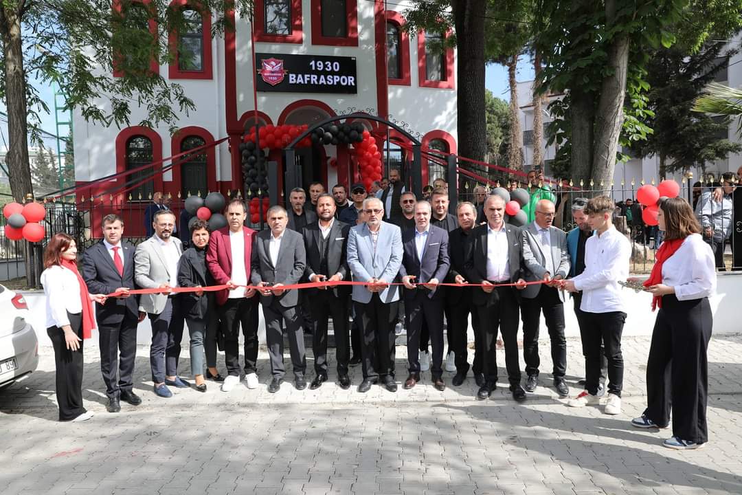 Yenilenen 1930 Bafraspor Sosyal Tesislerine Muhteşem Açılış