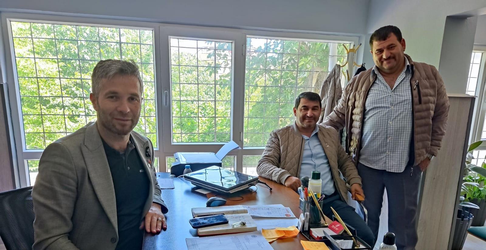 Zafer Partisi Bafra İlçe Başkanı Çakır’dan USTA’ya Ziyaret