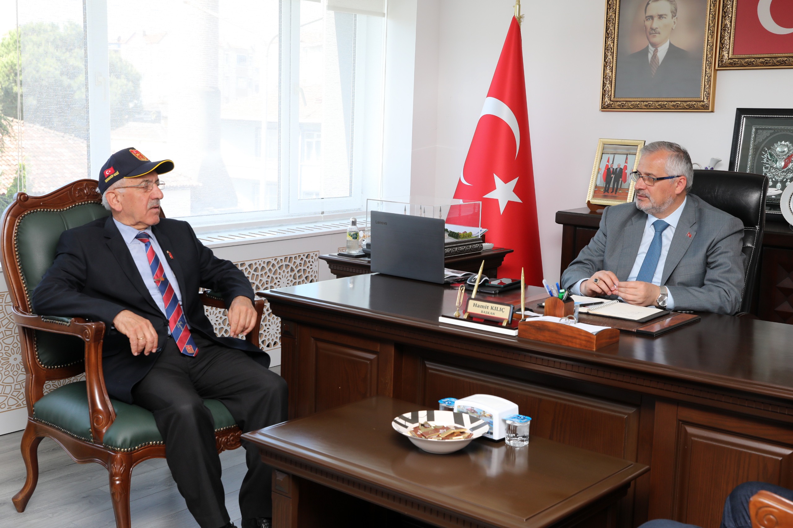 Türkiye Muharip Gaziler Bafra Temsilciliği Başkan Kılıç’a Hayırlı Olsun Ziyareti