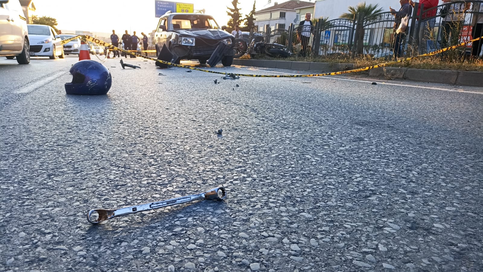Bafra’da trafik kazası : 64 yaşındaki motosiklet sürücüsü hayatını kaybetti