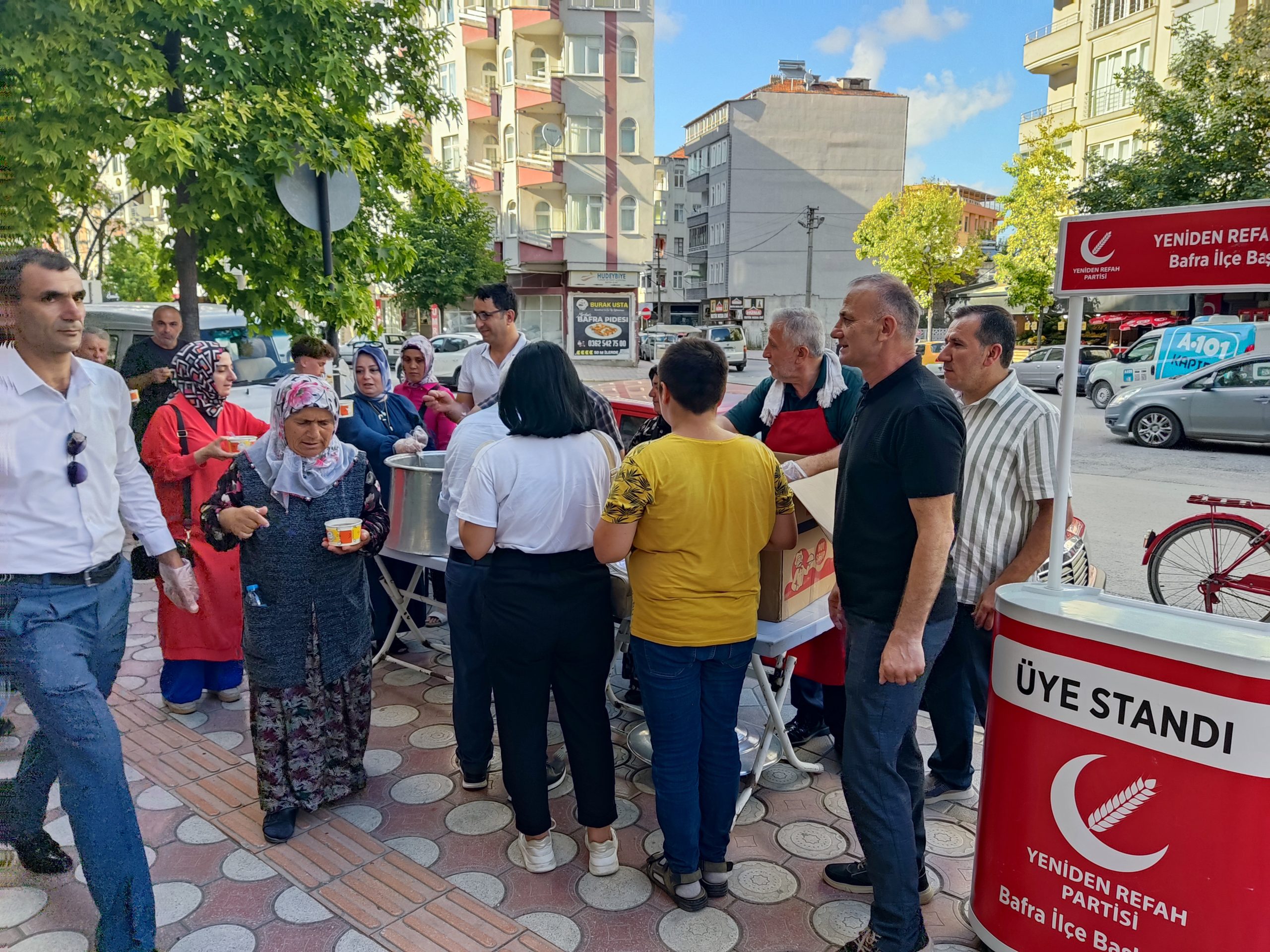 Yeniden Refah Partisi Bafra ilçe başkanlığından Aşure Etkinliği
