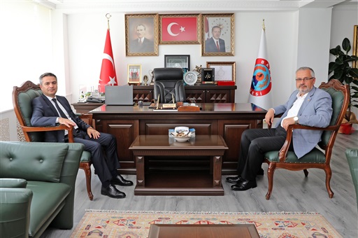 BAFRA KAYMAKAMI ALTINPINAR’DAN KILIÇ’A  İADEİ ZİYARET