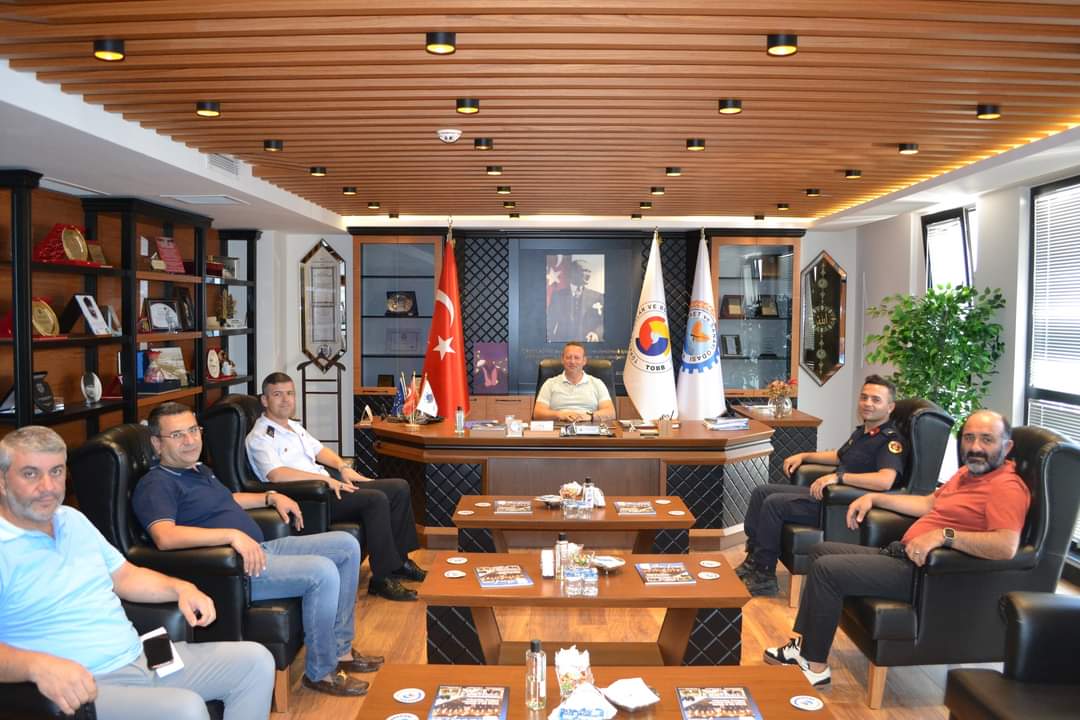 Bafra ilçe Jardarma Komutanlığından TSO’ya Ziyaret