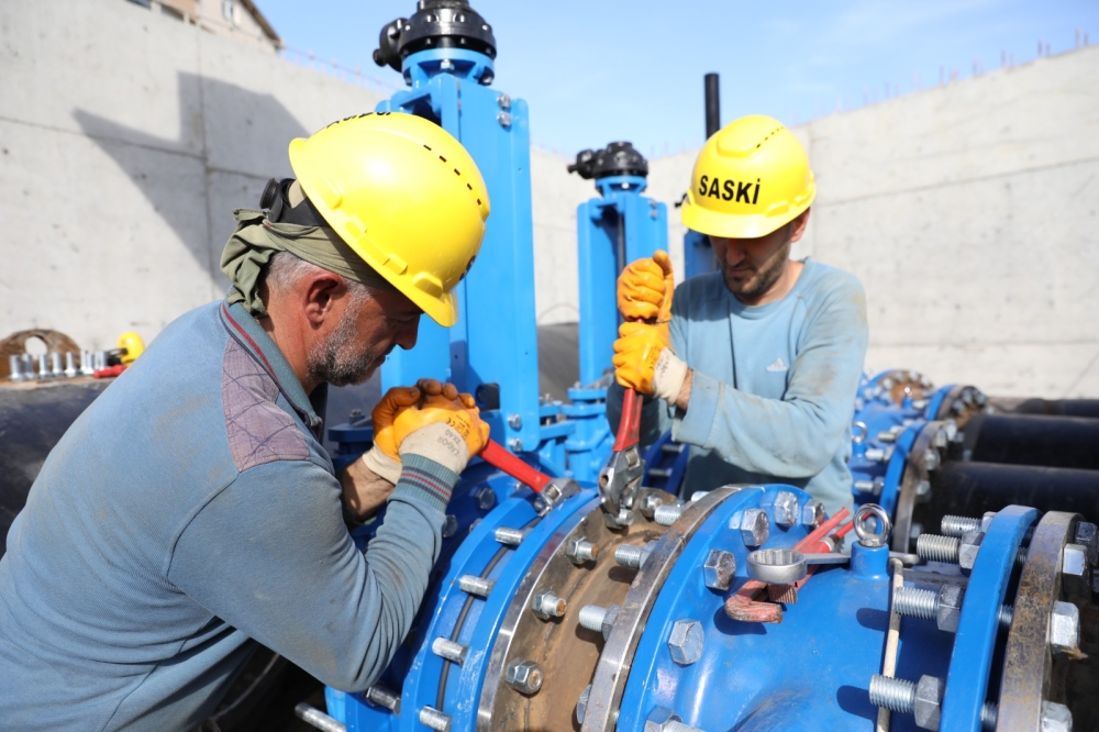 Bafra ve Terme’de  keson kuyu terfi merkezleri devrede