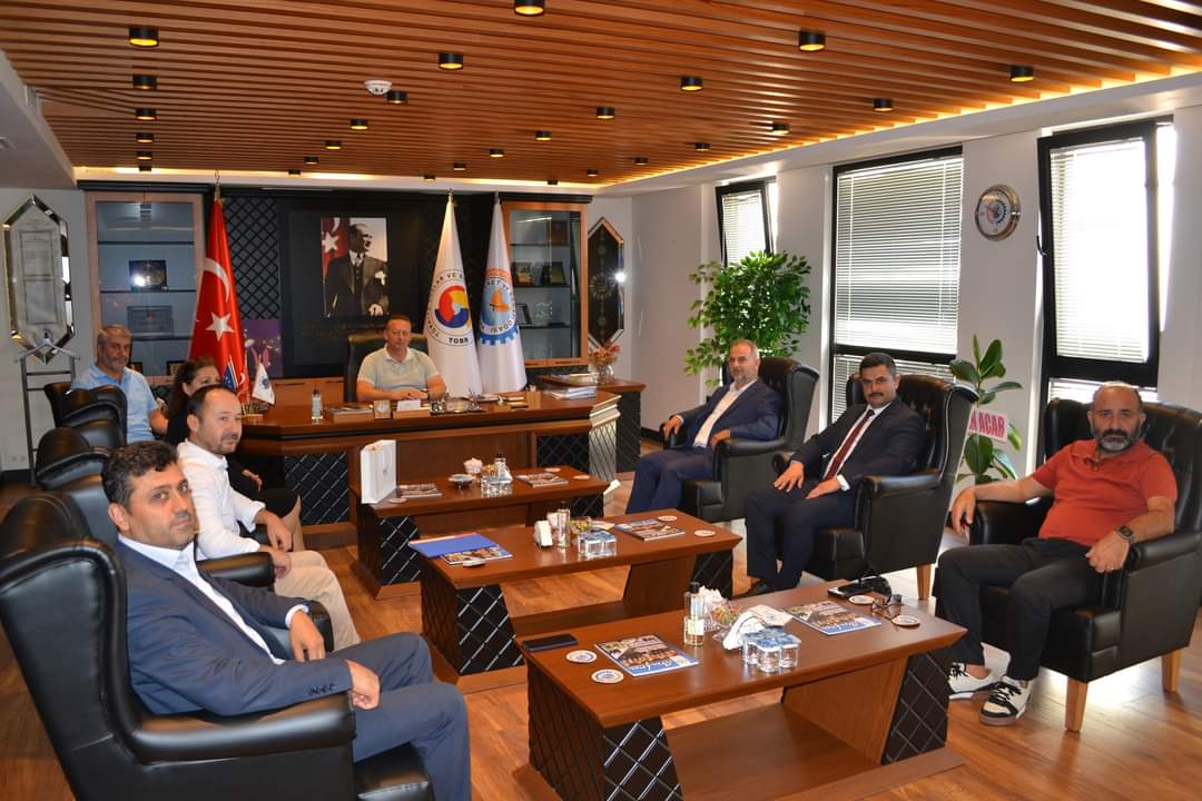 Bafra TSO Ortakokulu İdarecilerinden S.Sefa Kocabaş’a Ziyaret 