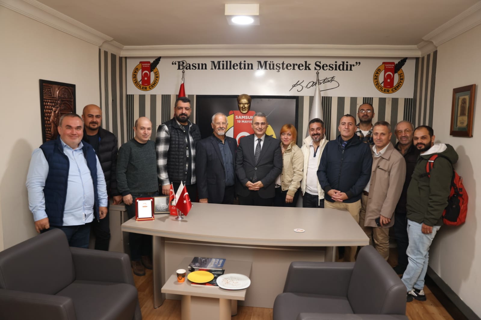 Başkan Kurnaz gazetecilerle buluştu