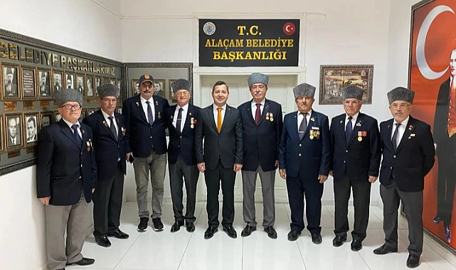 MUHARİP GAZİLER DERNEĞİNDEN BAŞKAN ÖZDEMİR’E ZİYARET