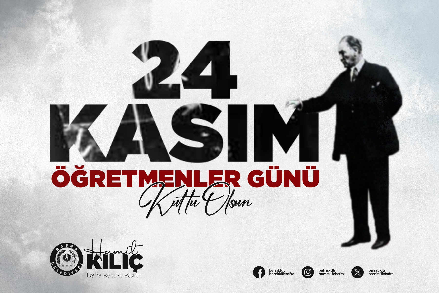 BAŞKAN HAMİT KILIÇ’IN 24 KASIM ÖĞRETMENLER GÜNÜ MESAJI