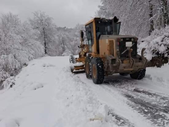 Karakış yüzünü gösterdi Yüksek Kesimler Gelinlik gibi Beyaza büründü 