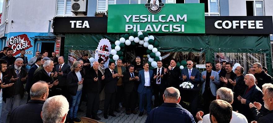 İsmi ve Pilavı ile adından söz ettirecek Meşhur Yeşilçam Pilavcısı Bafra’da Hizmete girdi 