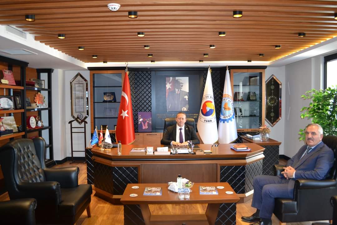 Bafra ilçe Milli Eğitim Müdürü Değermenci’den Başkan Kocabaş’a Ziyaret 