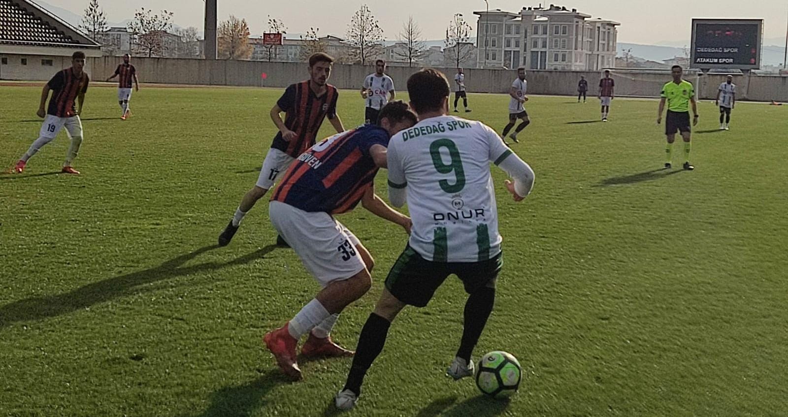 Dededağı FK Atakum Belediyespor’a diş geçiremedi maçtan mağlup ayrıldı