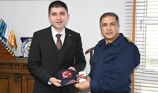 SAHİL GÜVENLİK KOMUTANI’NDAN KAYMAKAM’A ZİYARET
