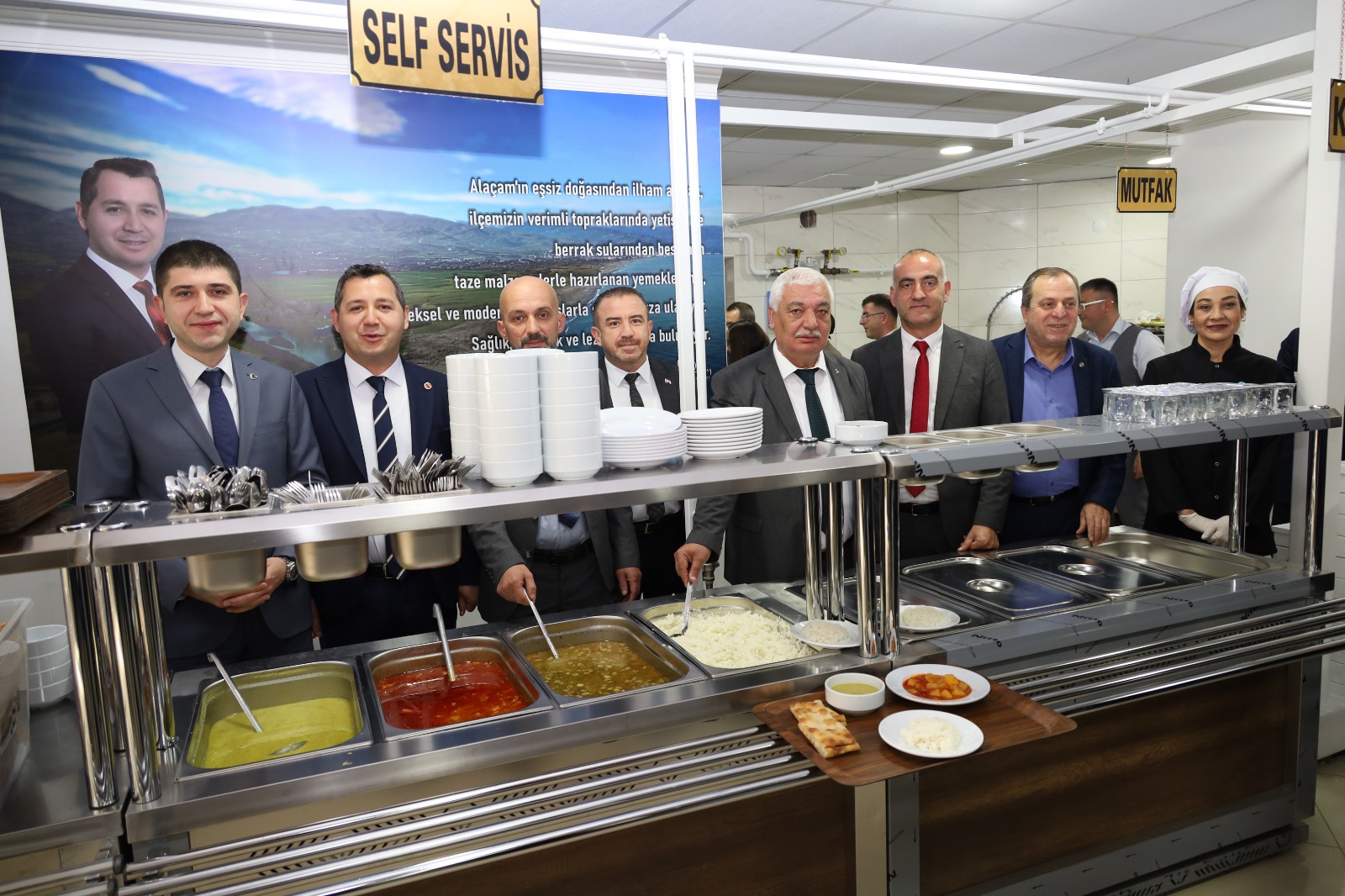 ALAÇAM BELEDİYESİ RESTORANTI VATANDAŞIN HİZMETİNE AÇILDI