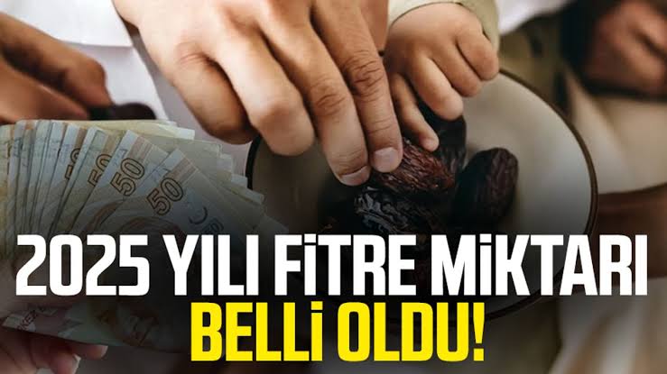 2025 Yılı Fitre Miktarı Belirlendi