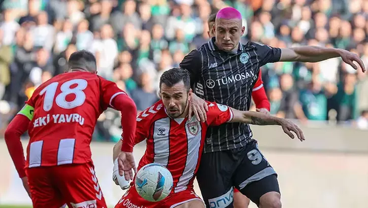 Reeder Samsunspor Konya’da Üç Puan için bir gol  yetti