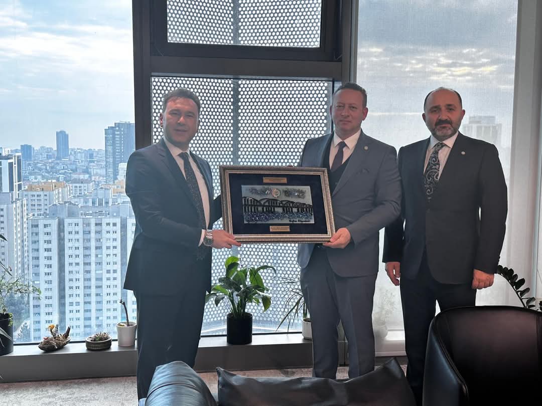 Bafra TSO’dan Halk Bankası Genel Müdür Yardımcısı Ermiş’e Ziyaret