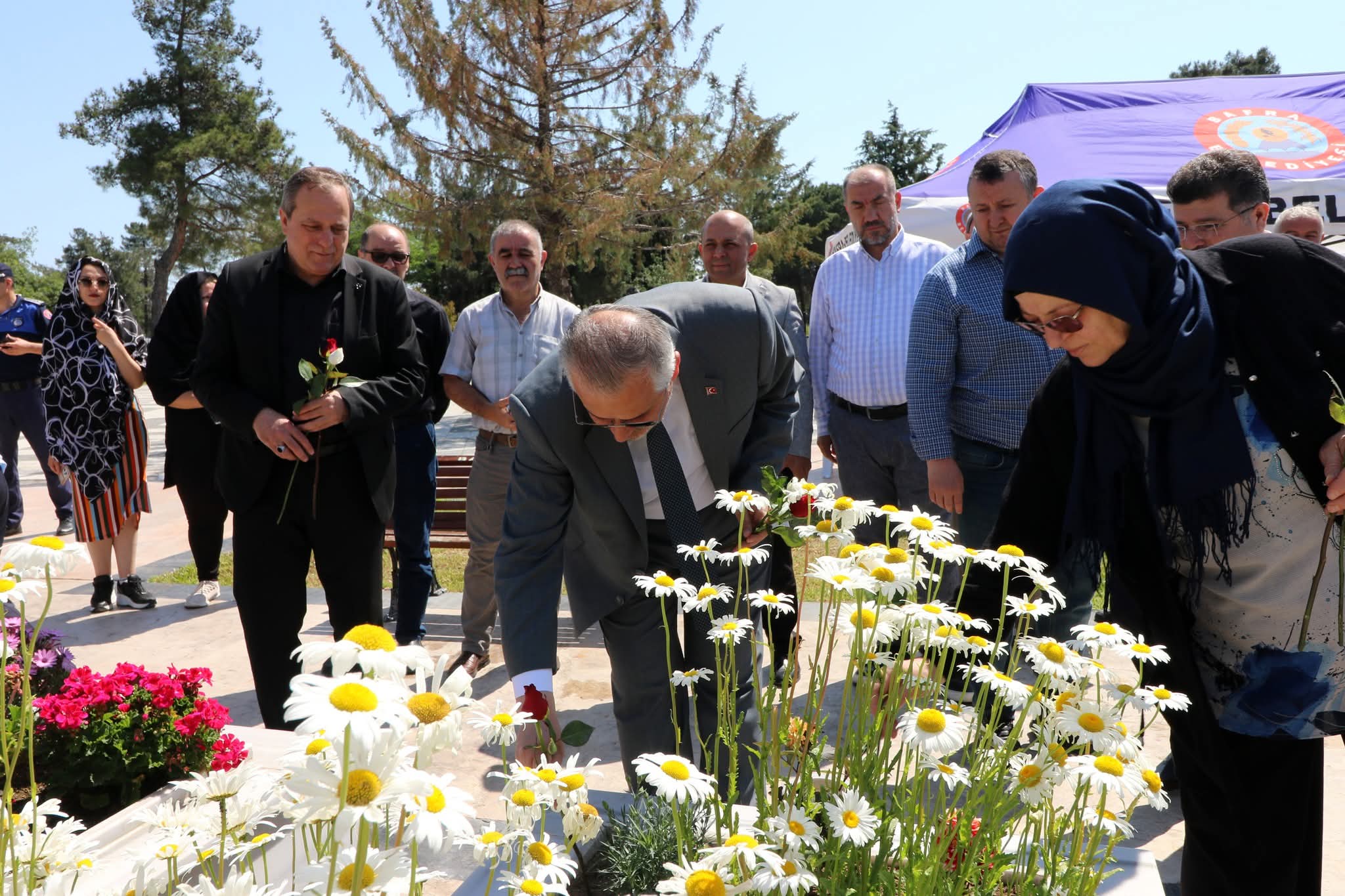 Kurban Bayramı Arifesinde Bafra’da Asri Mezarlığında Program