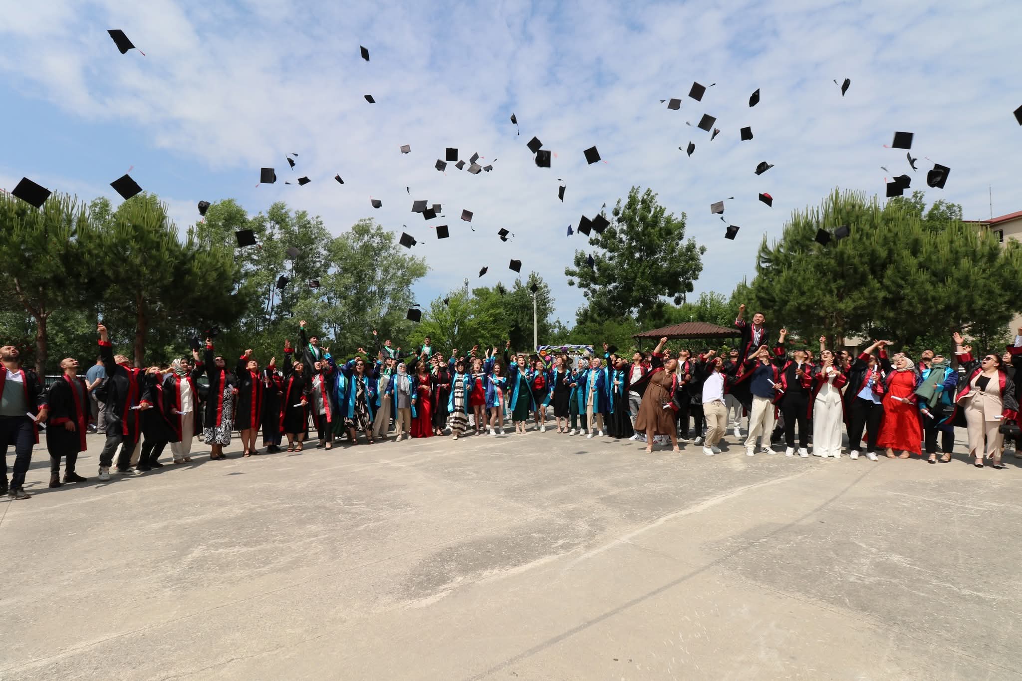 Bafra İsmail Ahıskalı Mesleki Eğitim Merkezinde Mezuniyet ve Şed Kuşanma Töreni