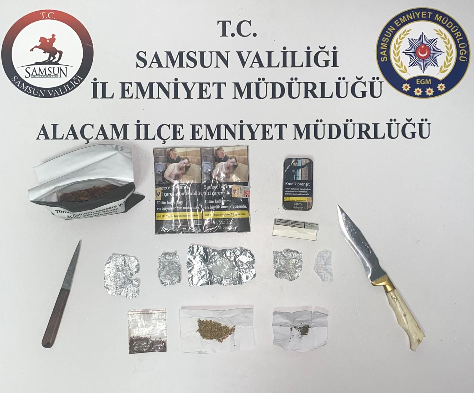 ALAÇAM’DA UYUŞTURUCU OPERASYONU