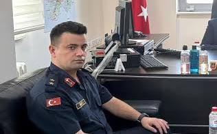 Bafra ilçe Jandarma Komutanlığı’nda Görev değişimi 